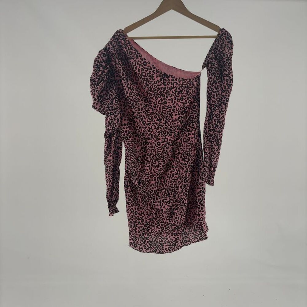 Les Rêveries Off-the-Shoulder Silk Mini Dress